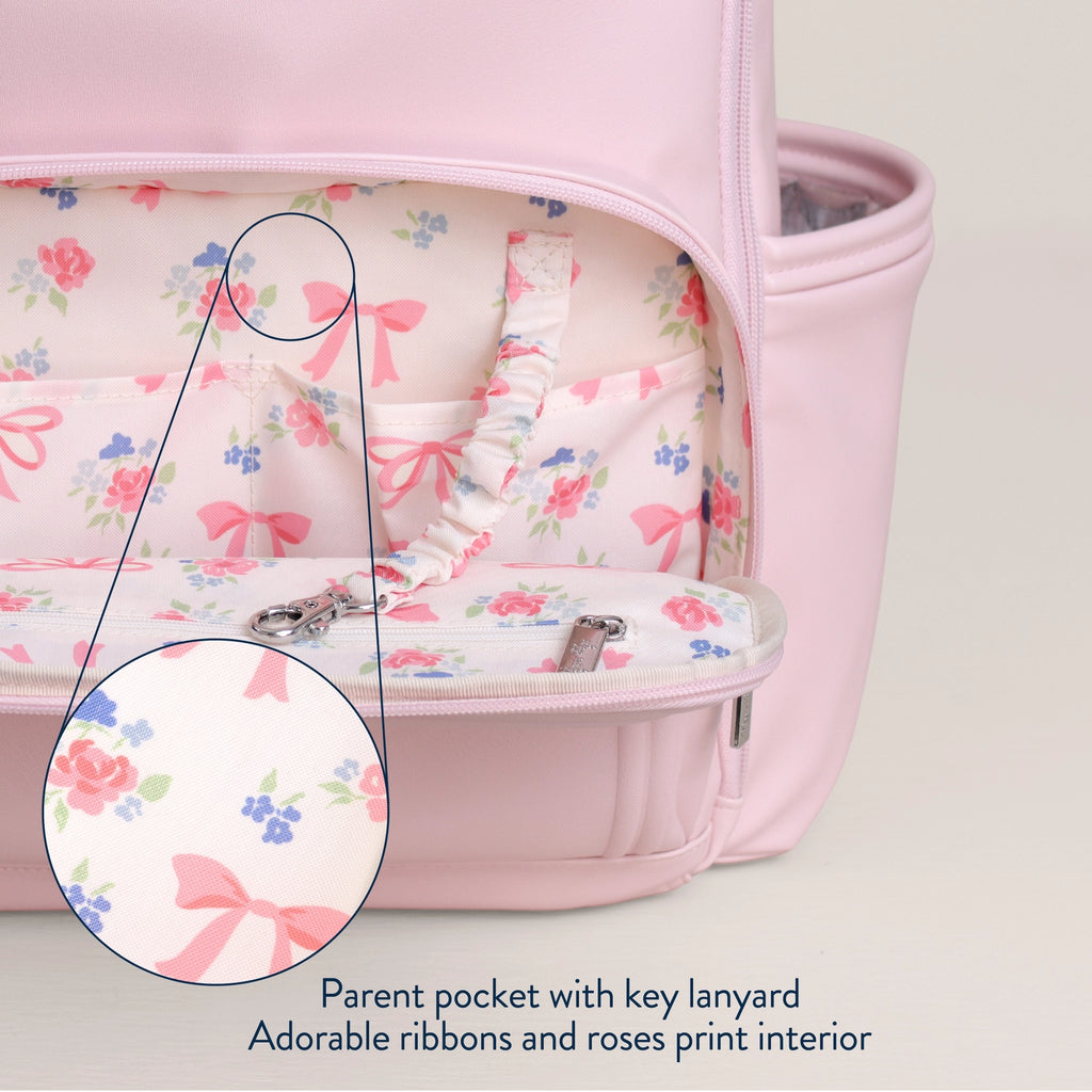 *New* Itzy Ritzy Ribbons & Roses Boss Plus™ Backpack Diaper