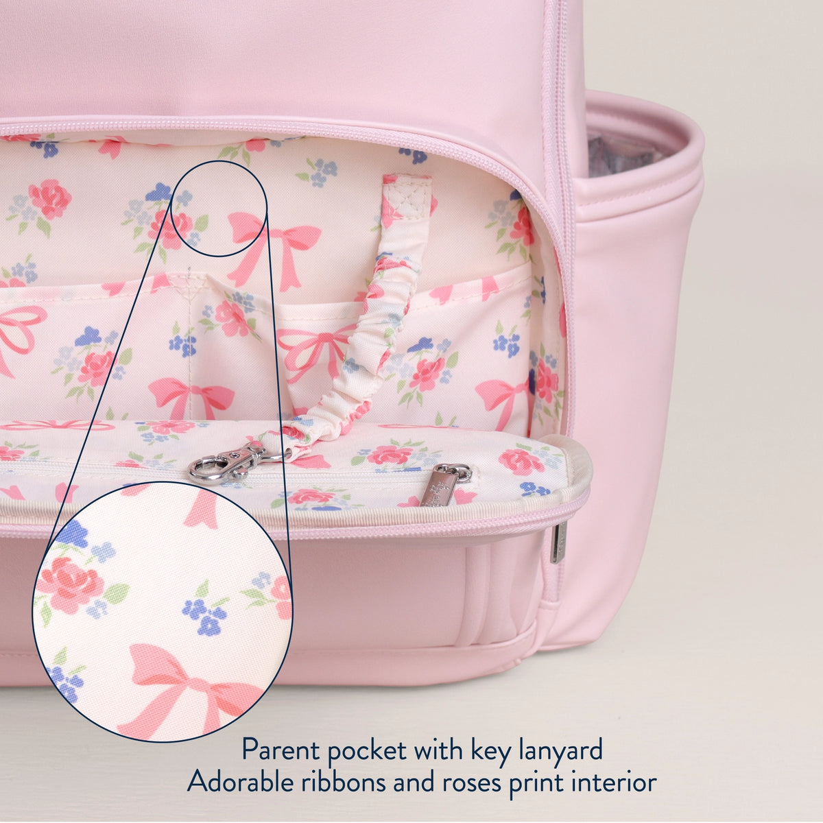 *New* Itzy Ritzy Ribbons & Roses Boss Plus™ Backpack Diaper