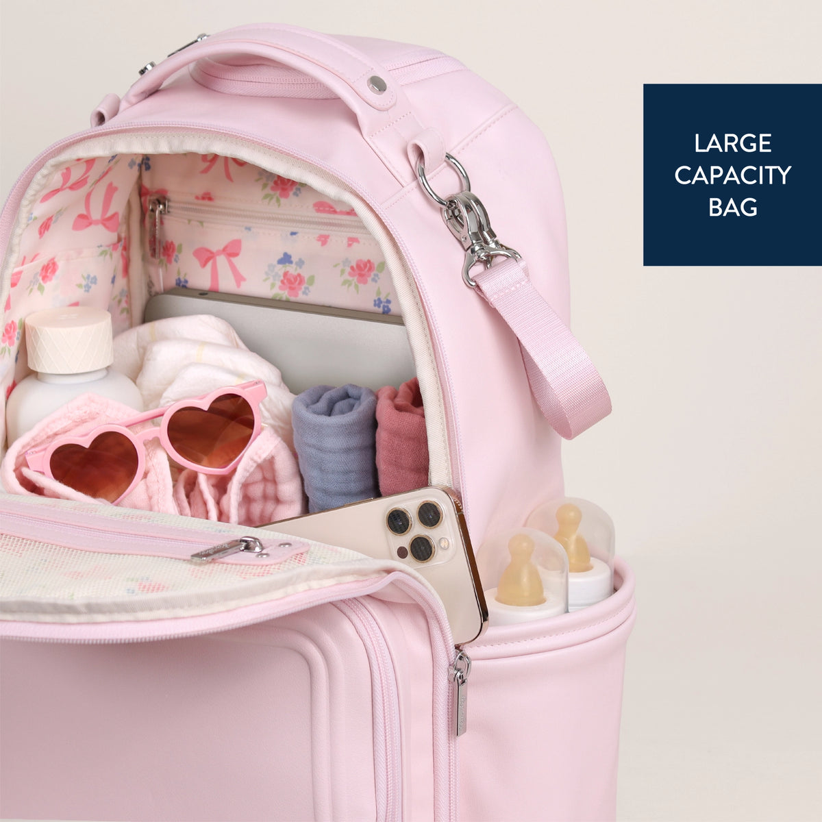 *New* Itzy Ritzy Ribbons & Roses Boss Plus™ Backpack Diaper