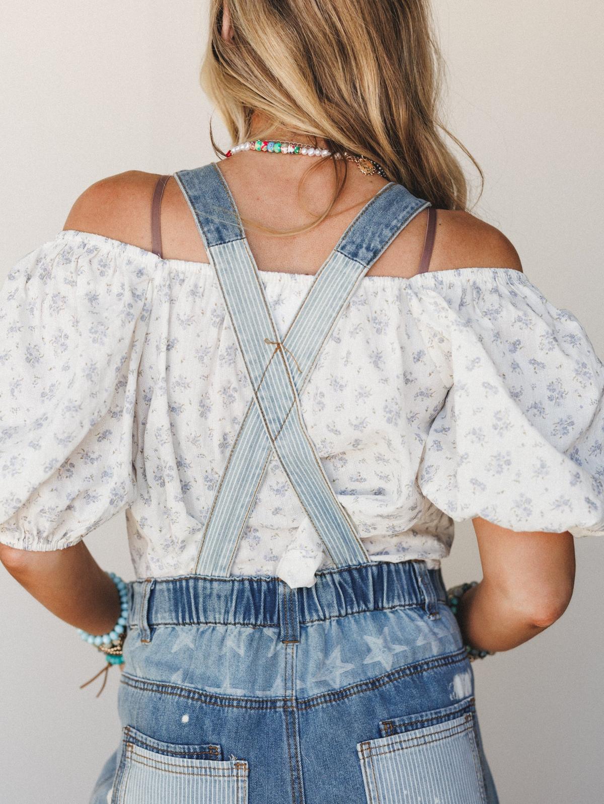 POL Heirloom Stitch Overalls