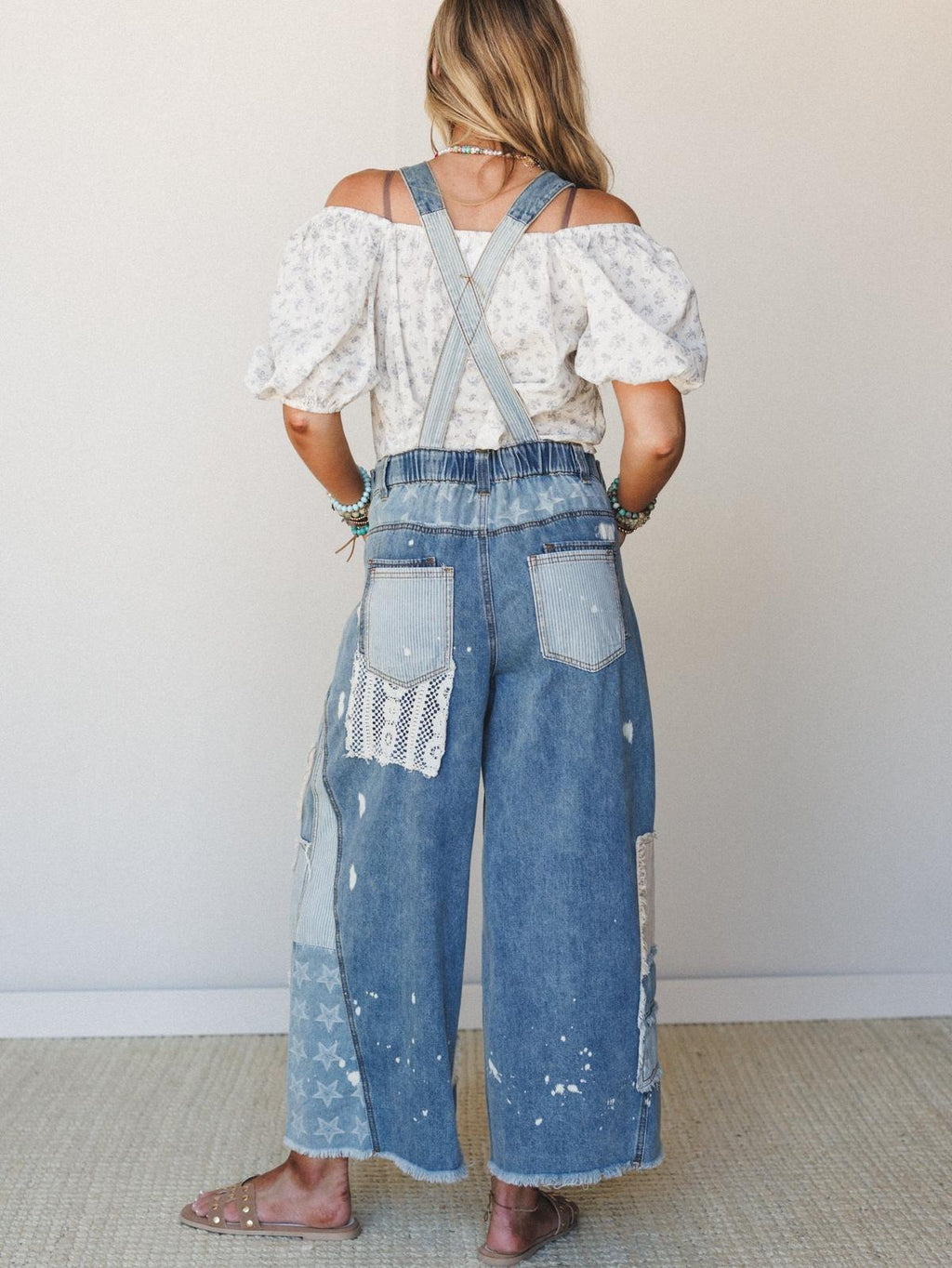 POL Heirloom Stitch Overalls